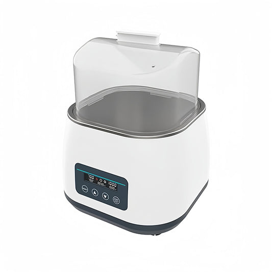 VTSYIQI Lab Water Bath with Magnetic Stirrer Thermostatic Water Bath Display Accuracy 0.1℃ Increment 50 RPM Temperature Stability ±1℃ Speed Range 100-1200 RPM Digital Control Panel and Key Double Magnetons Stirring