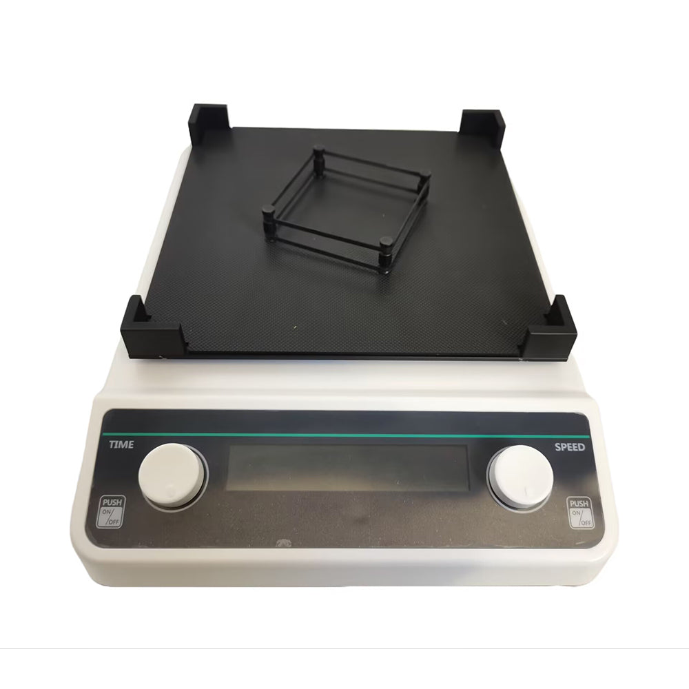 VTSYIQI Deep Tissue Plate Shaker Deep Well Plates Oscillator with Max Processable Sample ELISA Plate/Tissue Culture Plate*4 RPM Range 500-1200rpm RPM Increment 10rpm  Horizontal Gyration Amplitude 3mm Digital Display for Timing and Speed