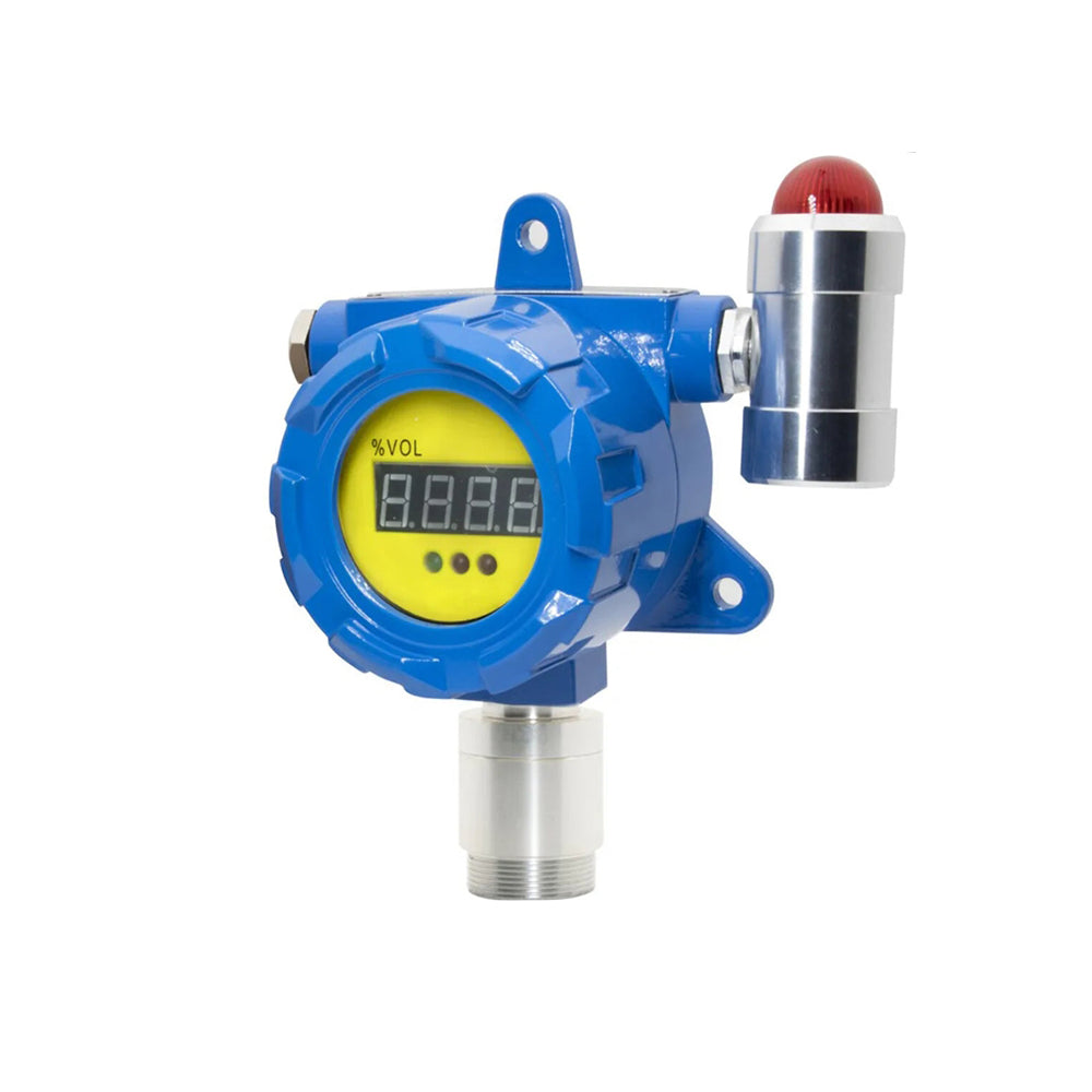 VTSYIQI Fixed Oxygen Gas Detector O2 Gas Meter with Range from 0 to 30%vol Resolution 0.1%vol L-alarm 19.5%vol H-alarm 23.5%vol Wall-mounted Installation Method for Detecting Gas in Refinery Chemical Plant and Other Fields