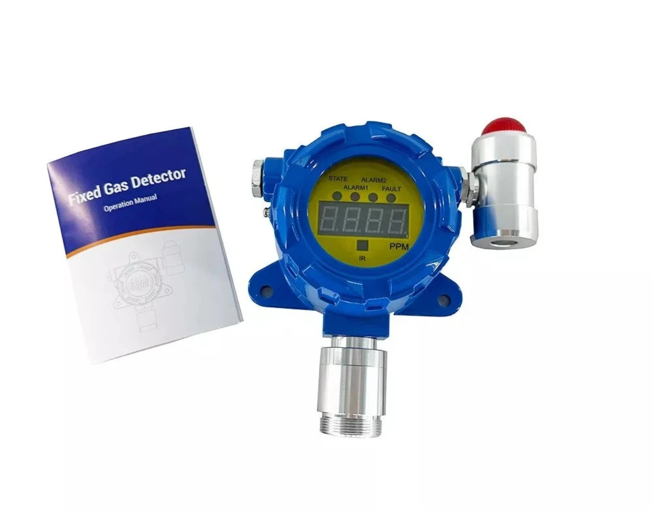 VTSYIQI Sulfur Dioxide Gas Detector SO2 Gas Detector SO2 Gas Leak Alarm Monitor with Measurement Range 0-20ppm Resolution 0.1/1ppm for Petroleum Chemical and Municipal Industry Gas Detection