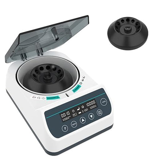 VTSYIQI High-Speed Centrifuge High Speed Micro Centrifuge with Rotation Speed 1000-13000rpm±5% Max Relative Centrifuge Force 11337xg Rotor Run Smoothly LCD Display Timing Function