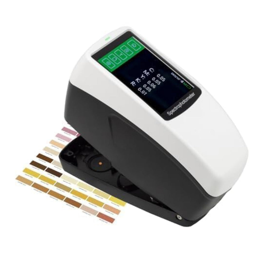 VTSYIQI Spectrodensitometer Portable Color Density Meter Tester with Reflectance resolution 0.01% Accuracy 0.01 Repeatability dE*ab≤0.02 Caliber Φ11mm Φ5mm Φ3mm for Paper Ink Color Density Test