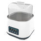 VTSYIQI Water Bath with Magnetic Stirrer Lab Thermostatic Water Bath Increment 50 RPM Speed Range 100-1200 RPM Accuracy 0.1℃ Room Temperature +5°C - 100°C Liner Size 200*200*130mm(Depth)-2L Flask or 3L Beaker Brushless Motor