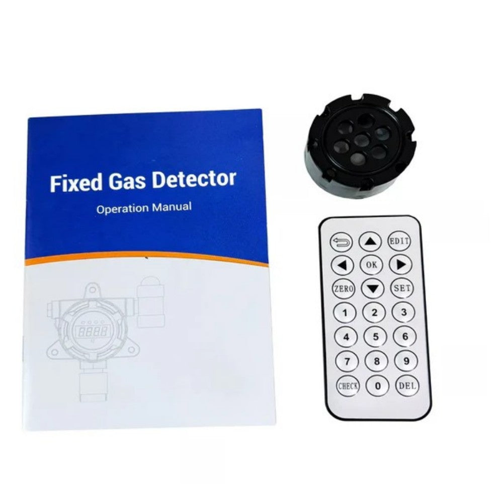 VTSYIQI VOC Gas Detector Fixed VOC Gas Monitor with Wall-mounted Installation Method Measuring Range from 0 to 100ppm Free Contact Output Max Power 1kW Resolution 1ppm for Combustible and Toxic Gas Leakage Detection in Underground Pipe or Mines