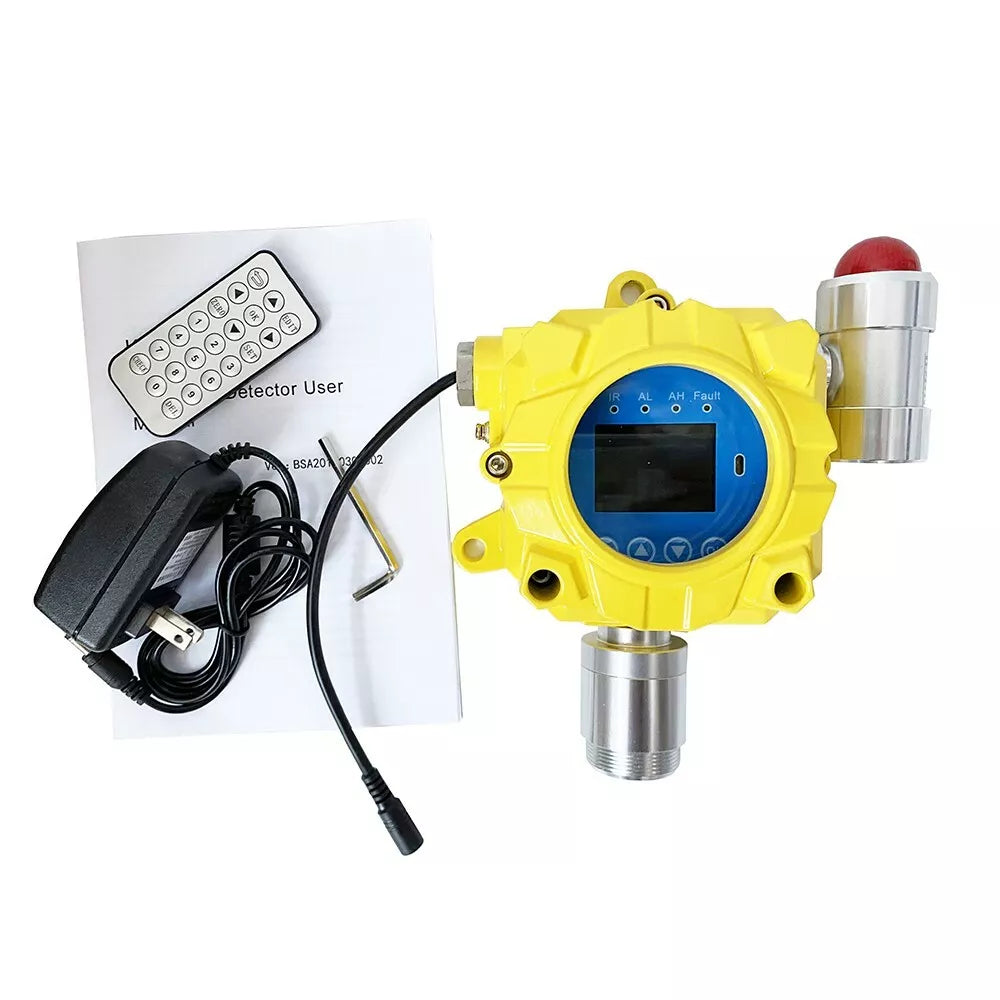 VTSYIQI Combustible Gas Detector EX Gas Monitor Fixed Combustible Gas Meter with Measuring Range from 0 to 100%lel Detection Accuracy≤±3% F.S Resolution for Gauging Combustible Gases Municipal Industry