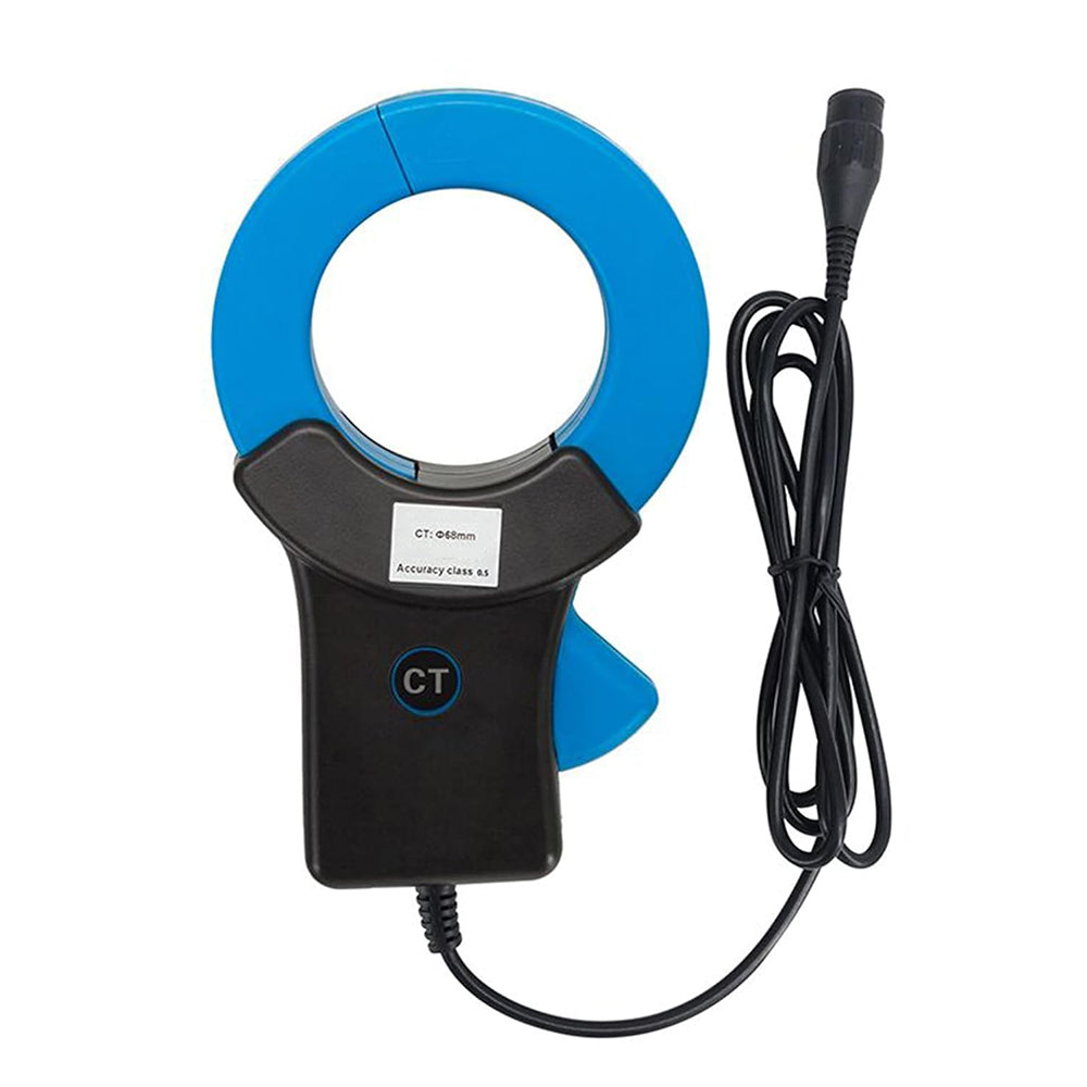 VTSYIQI Power Quality Meter 4pcs Clamp On Current Sensor 068B with Range AC 1.0A to 1000A Clamp Size φ68mm for Power Energy Measurement