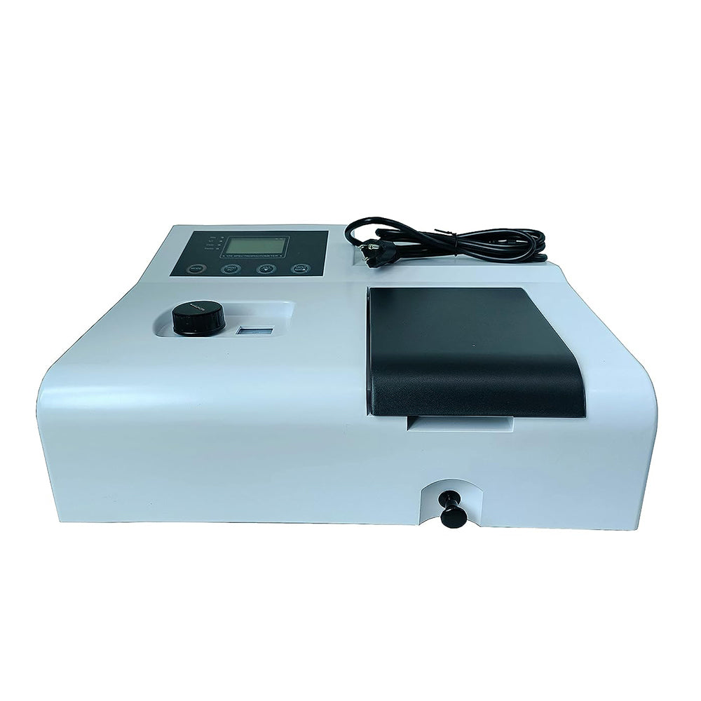 VTSYIQI Digital Visible Spectrophotometer Lab Colorimeter with Spectral Bandwidth 4NM Wavelength Range 320 to 1020NM for Food Petrochemical Industry Test