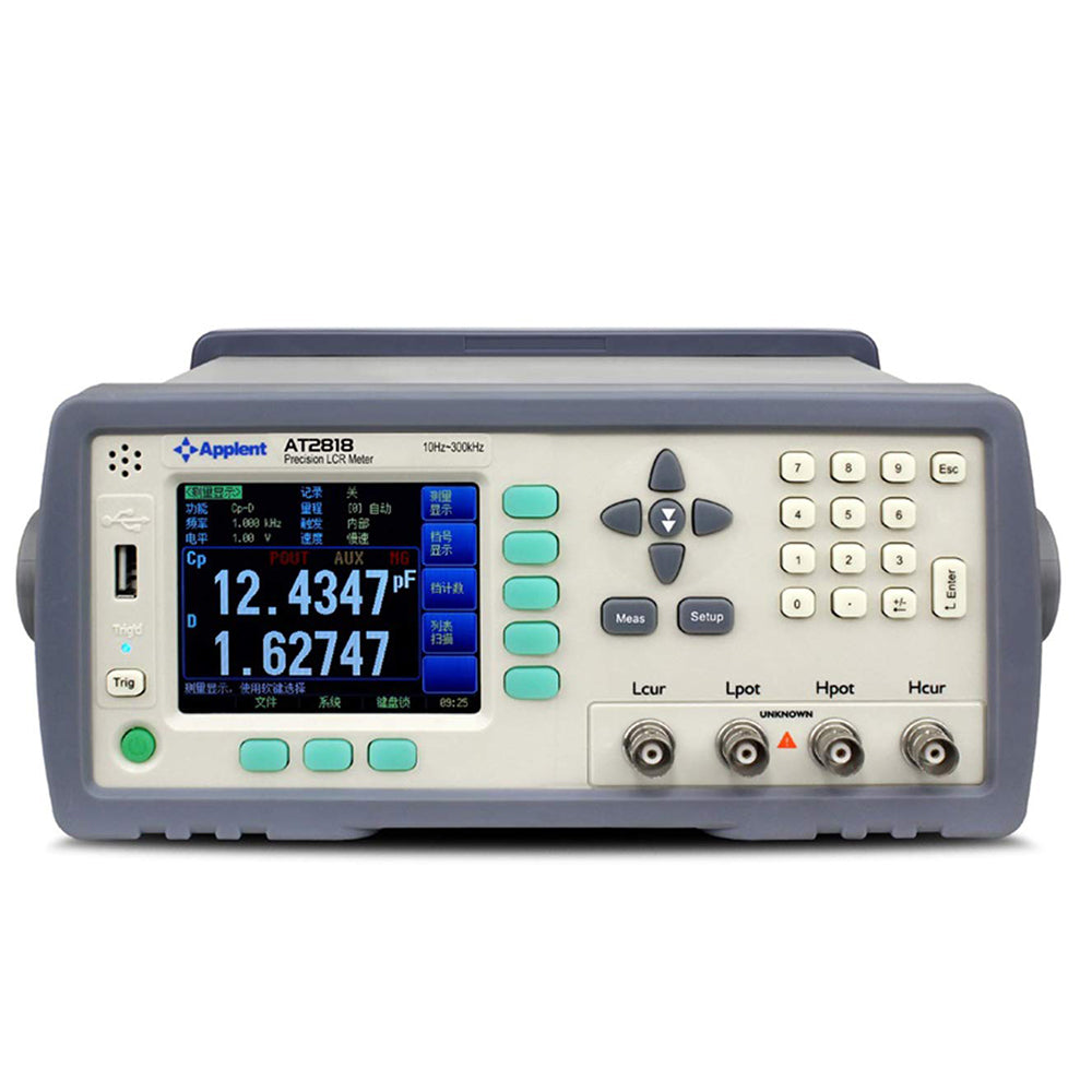 VTSYIQI Digital LCR Meter Tester 10HZ to 300kHz Frequency Source Resistance 30Ω 50Ω 100Ω with Fully Automatic Test