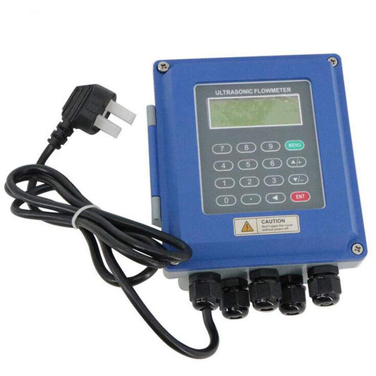 VTSYIQI Digital Ultrasonic Water Flow Meter With DN50-6000mm Ultrasonic transducer SD Card