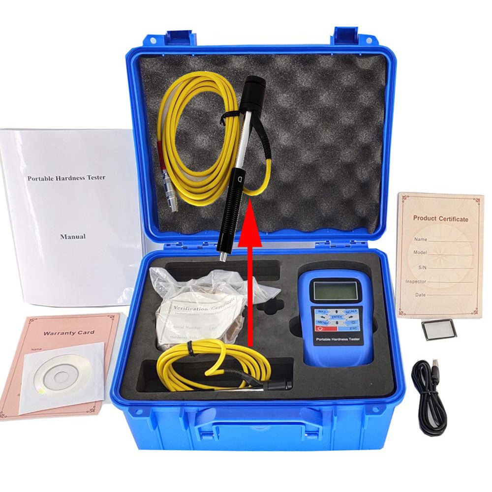 VTSYIQI Portable Large Screen Leeb Hardness Durometer Tester Metal Hardness Tester