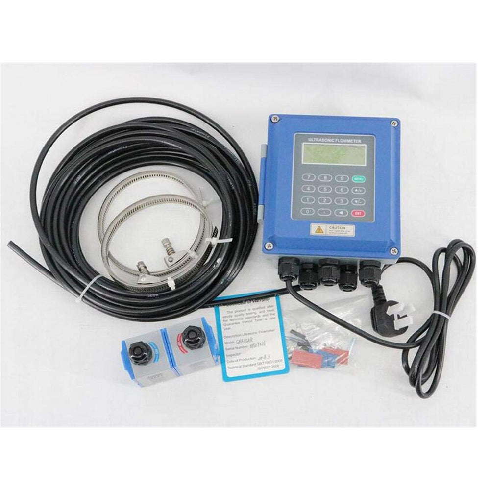 VTSYIQI Ultrasonic Liquid Flow Meter Flowmeter DN300mm-DN6000mm Wall Mounted Type With RS485 Interface IP67 Protection Transducer