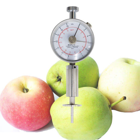 VTSYIQI Fruit Penetrometer Sclerometer Fruit Hardness Tester Fruit Firmness Tester Durometer Hardness Tester 3.5mm Fruit Durometer Hand Fruit Durometer 2-15kg/cm 2 (x10 5pa) Pressure Head