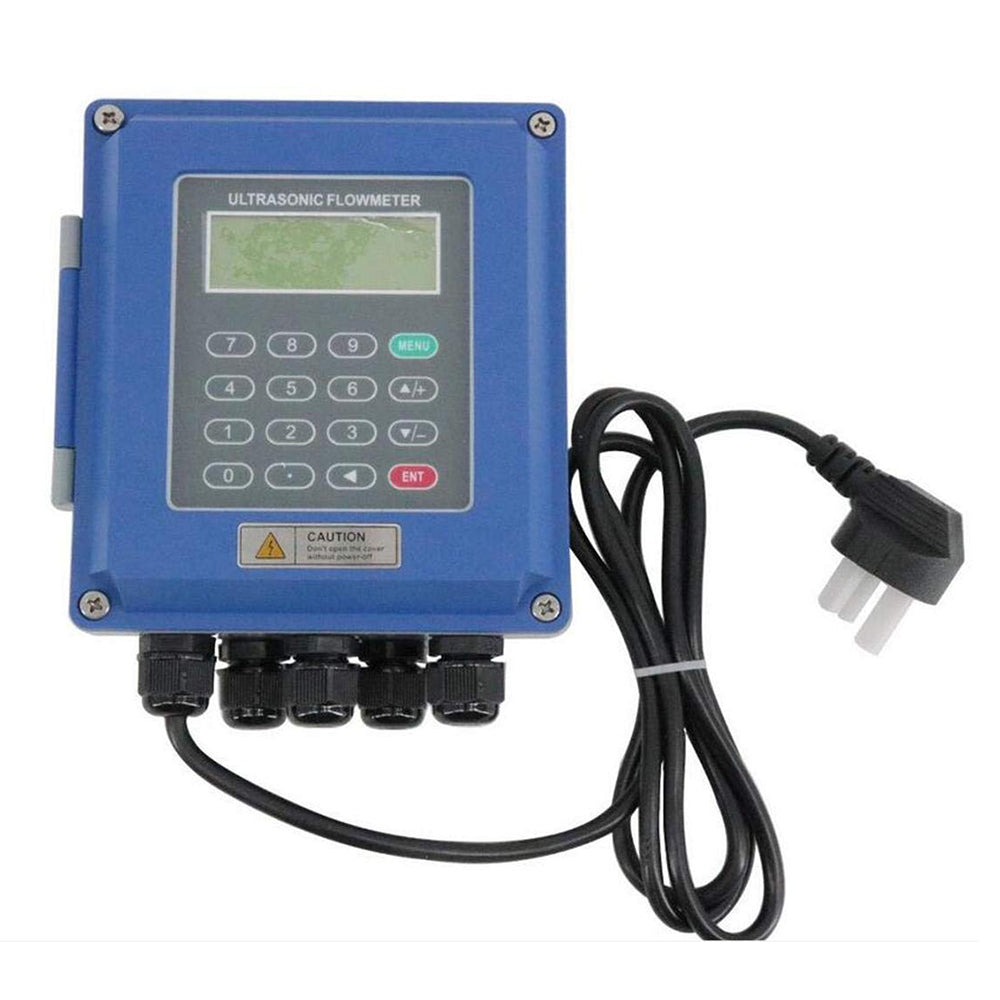 VTSYIQI Fixed Wall-Mount Ultrasonic Flowmeter Flow Meter With SD Card DN50mm-DN700mm RS485 Interface IP67 Protection Transducer For Flow Detecting
