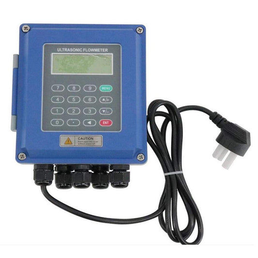 VTSYIQI Fixed Wall-Mount Ultrasonic Flowmeter Flow Meter With SD Card DN50mm-DN700mm RS485 Interface IP67 Protection Transducer For Flow Detecting