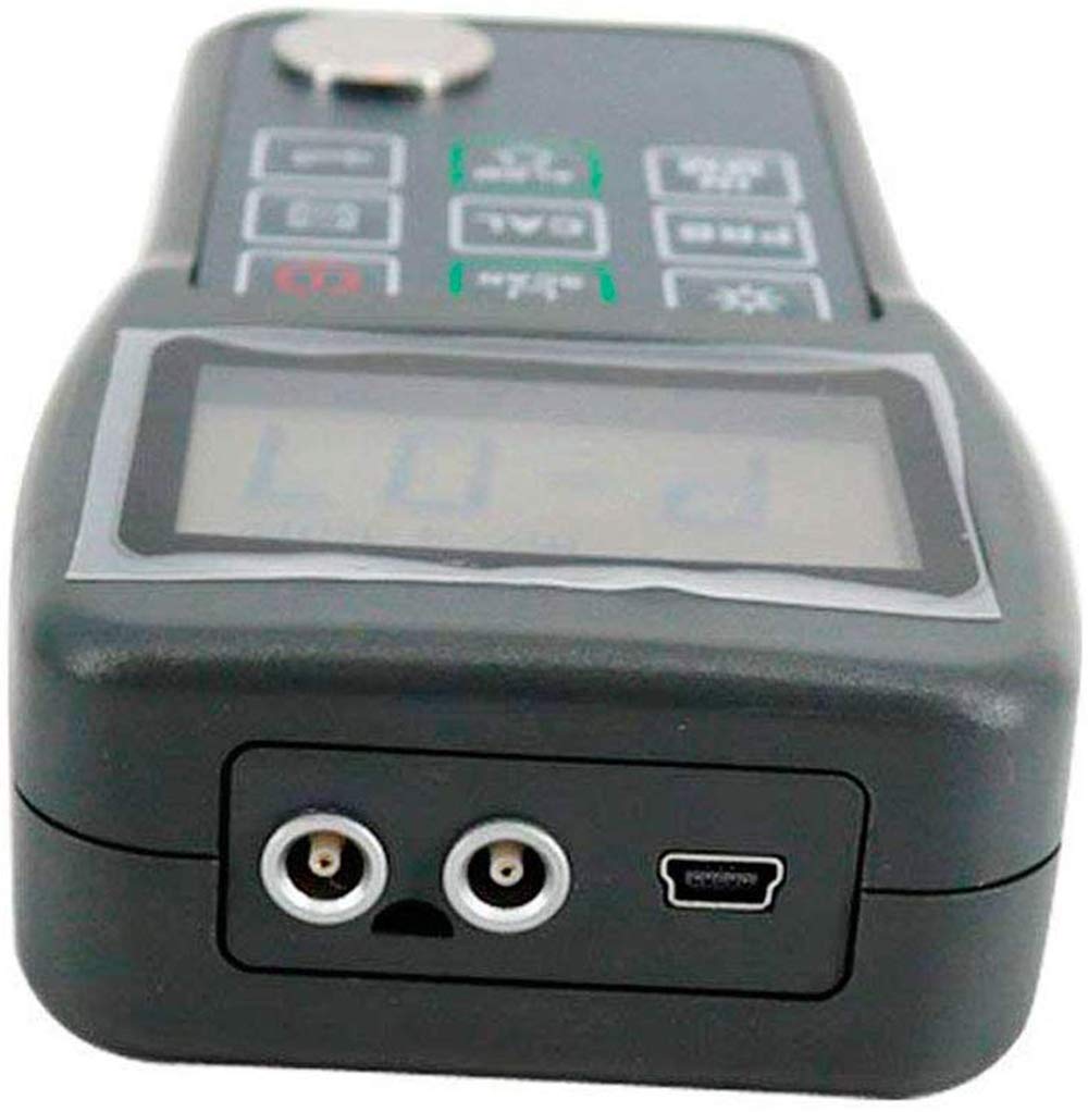 VTSYIQI Ultrasonic Thickness Gauge Tester Meter 0.75 to 300mm 0.03inch 11.8inch in Steel 0.1/0.01mm for Metal Aluminum Copper