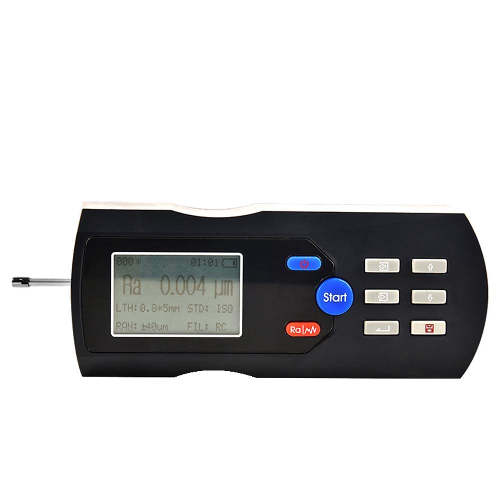 VTSYIQI Surface Roughness Tester 160μm Multi-Parameter High Accuracy inductance Sensor Filtering Methods of RC PC-RC Gauss and D-P