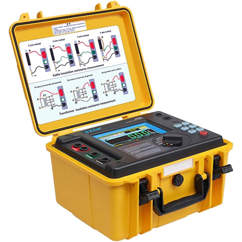 VTSYIQI High Voltage Insulation Tester Insulation Resistance Tester With 5kV Multi Range Test Voltage