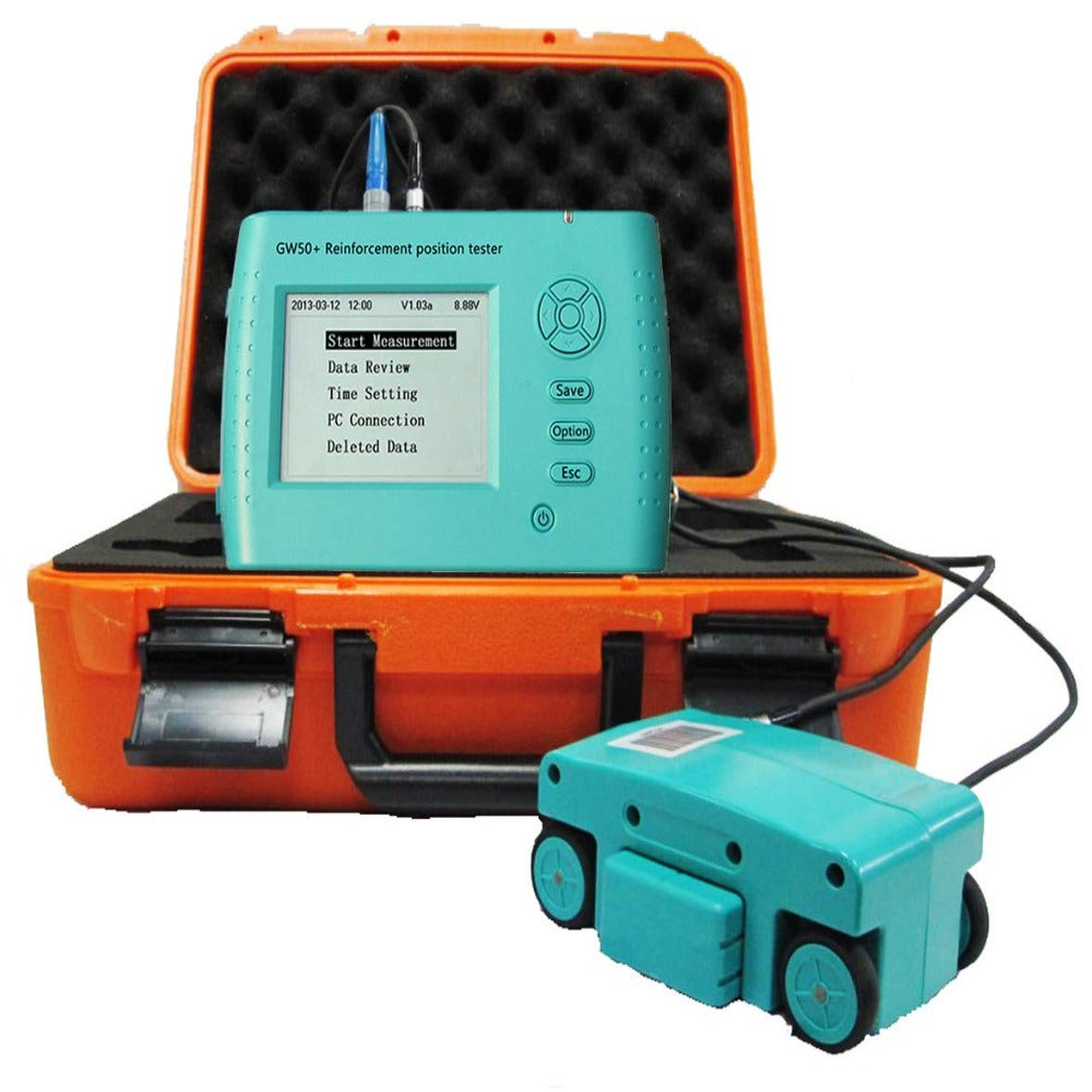 VTSYIQI Digital Rebar Locator Concrete Rebar Scanner rebar Locator Concrete Reinforcement Position Tester Detector