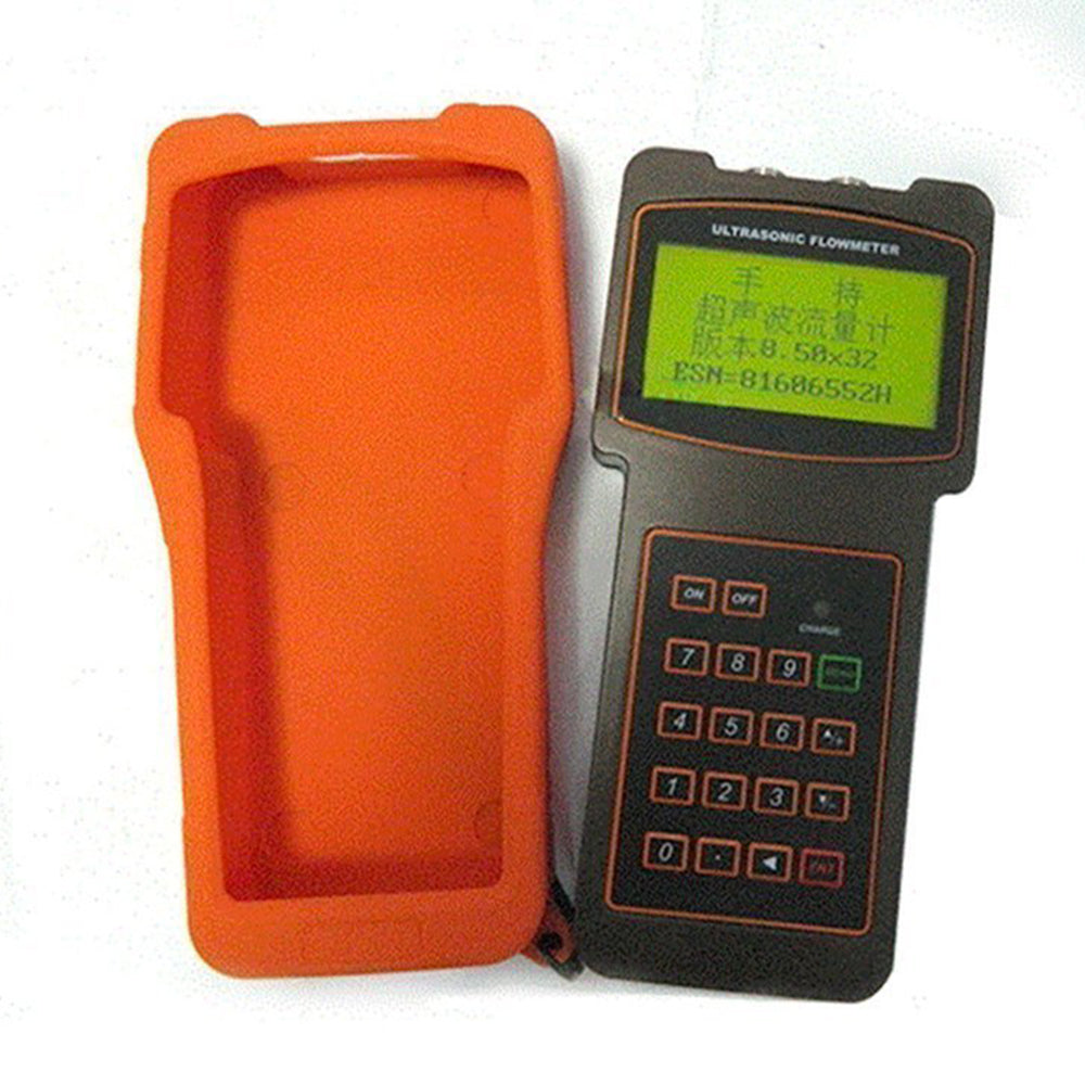 VTSYIQI Handheld Digital Handheld Ultrasonic Liquid Flow Meter Flowmeter  With DN50~DN1000mm Working Temperature Range -40℃ to 160℃ Degree