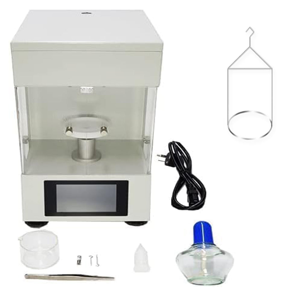 VTSYIQI Du Nouy Tensiometer Automatic Surface Tensiometer Surface Tension Measurement with Platinum Loop Measuring Range 0-1000mN/m Accuracy 0.1mN/m Automatic Lifting