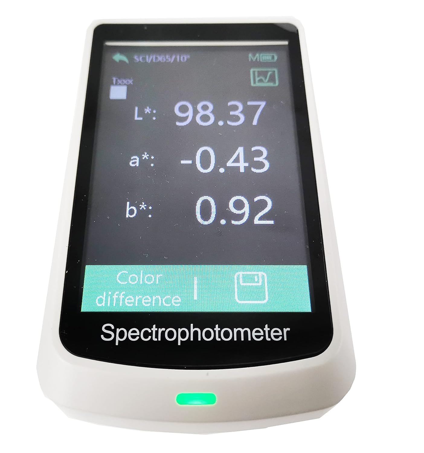 VTSYIQI Handheld Spectrophotometer Spectrometer Colorimeter Instrument with Accuracy 0.04 Aperture Φ8mm Φ11mm Auto Calibration USB Bluetooth Interface Built-in Camera