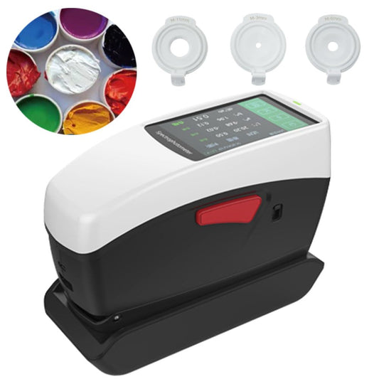 VTSYIQI Digital Spectrophotometer Lab Colorimeter Analysis Horizontal Spectrometer with Φ11mm Φ6mm Φ3mm Apertures 16 Groups Sensors 0.01 Accuracy for Large Small Products Color Difference Detection ASTM ISO Standard