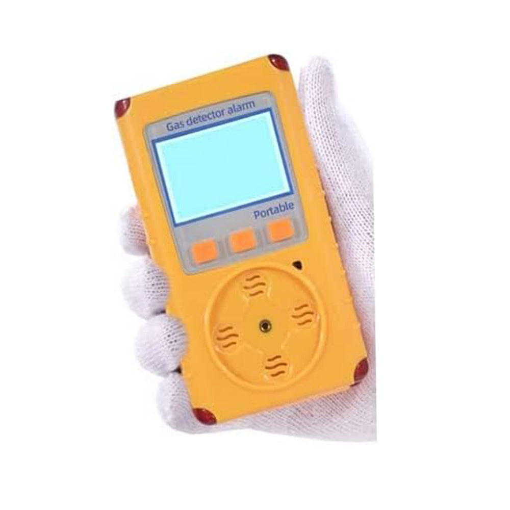 VTSYIQI 3 in 1 Gas Detector Alarm Oxygen Hydrogen Sulfide Combustible Gas Concentration Detecting Instrument Multi Gas Leak Alarm with USB Interface Audio Sound&Light Alarm LCD Display for Municipal Industry Gas Test