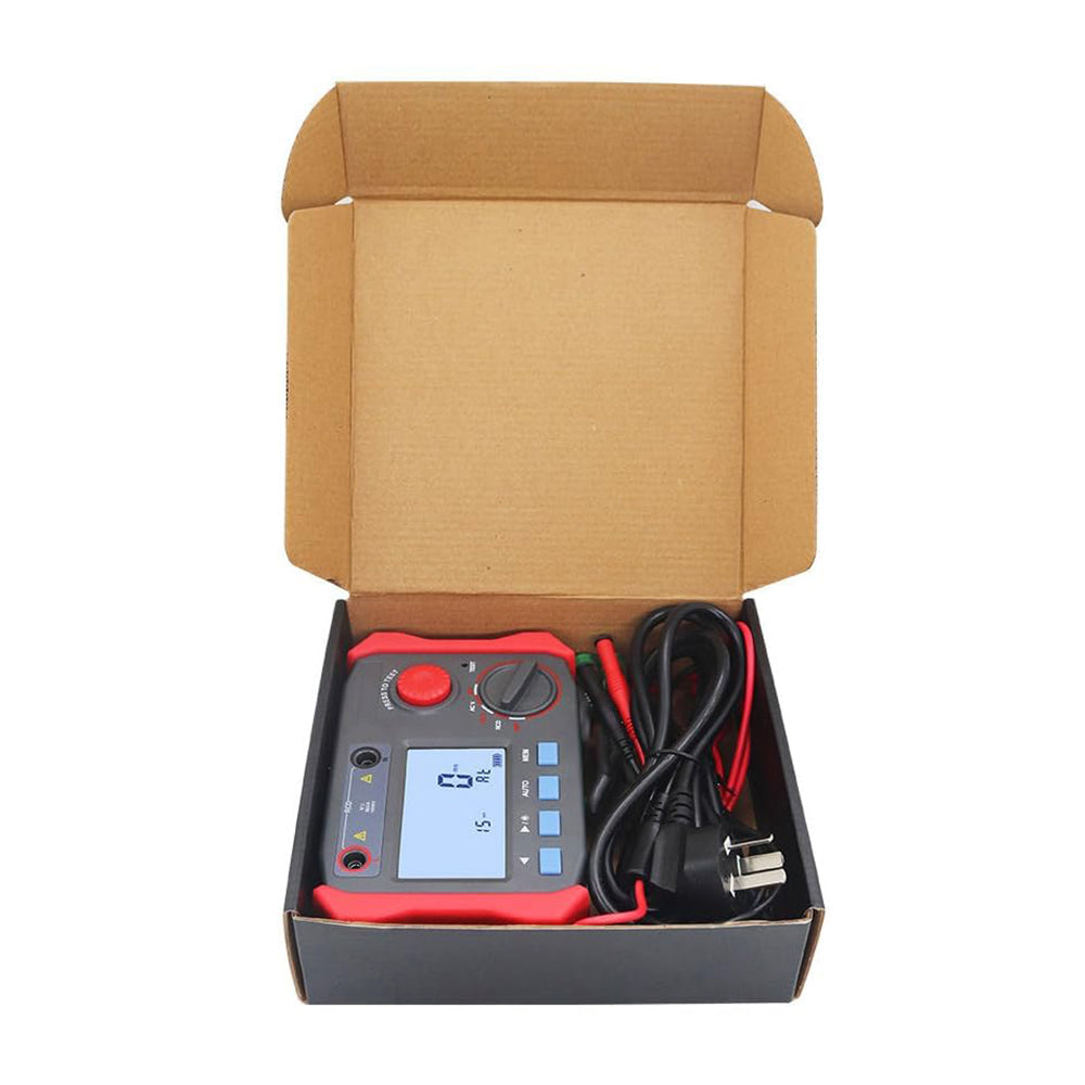 VTSYIQI Leakage Switch Tester Leakage Protector Tester Detector with LCD Backlight Display DC Voltage Range 0.0V to 1000V AC Voltage Range 0.0V to 750V Manual Automatic Dual Mode