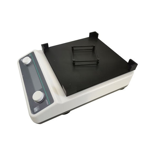 VTSYIQI Microplate Oscillator Deep Tissue Plate Shaker with Range 500-1200rpm Horizontal Gyration Amplitude 3mm Timing Range 1min-8h RPM Increment 10rpm Digital Display for Timing and Speed Handling Range Elisa Plate /Deep Tissue Culture Plate*4