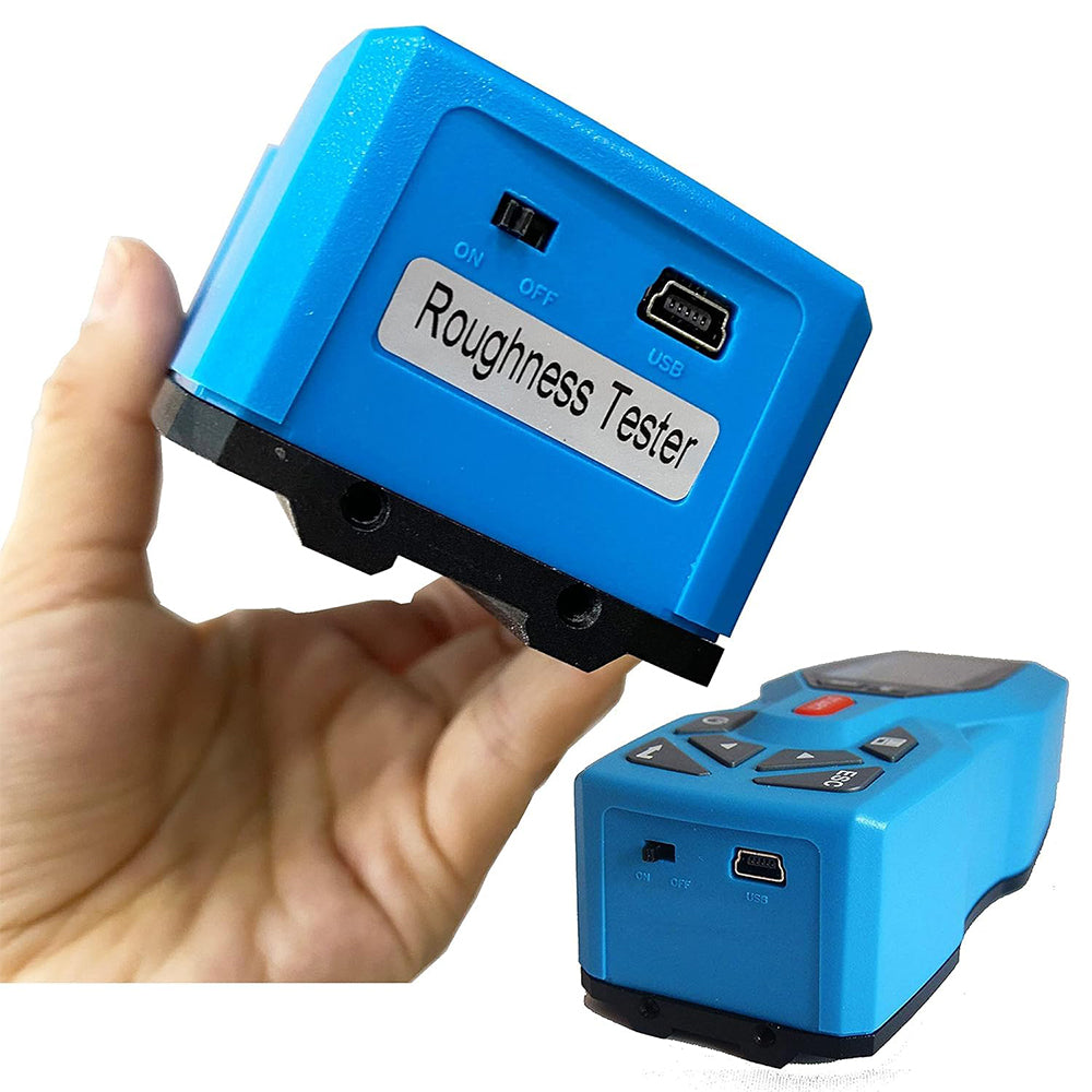 VTSYIQI Surface Roughness Meter Tester Portable Surface Roughness Gauge with 20 Testing Parameters Measuring Range (µm）Ra 0.005-16.000 Rz 0.02-160.00 Maximum Drive Stroke 17.5mm/0.7 Inch Indication Accuracy 0.001μm