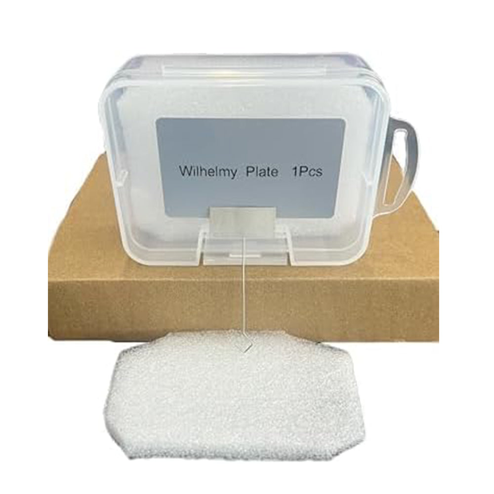 VTSYIQI Platinum Plate Board Surface Tension Meter Platinum Plate Board With Pt Size 24mm Long 10mm Wide 0.15mm Thick for Liquid Surface Tensiometer