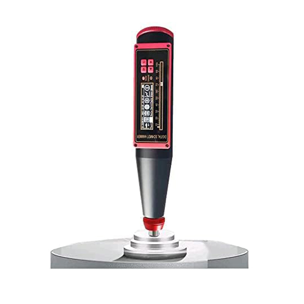 VTSYIQI Concrete Hammer Tester Digital Concrete Rebound Tester Hammer with Test Test Range 10-60MPa Stiffness of Spring 785±30.0N/m USB Communication Port  OLED Display 999 Data Storage