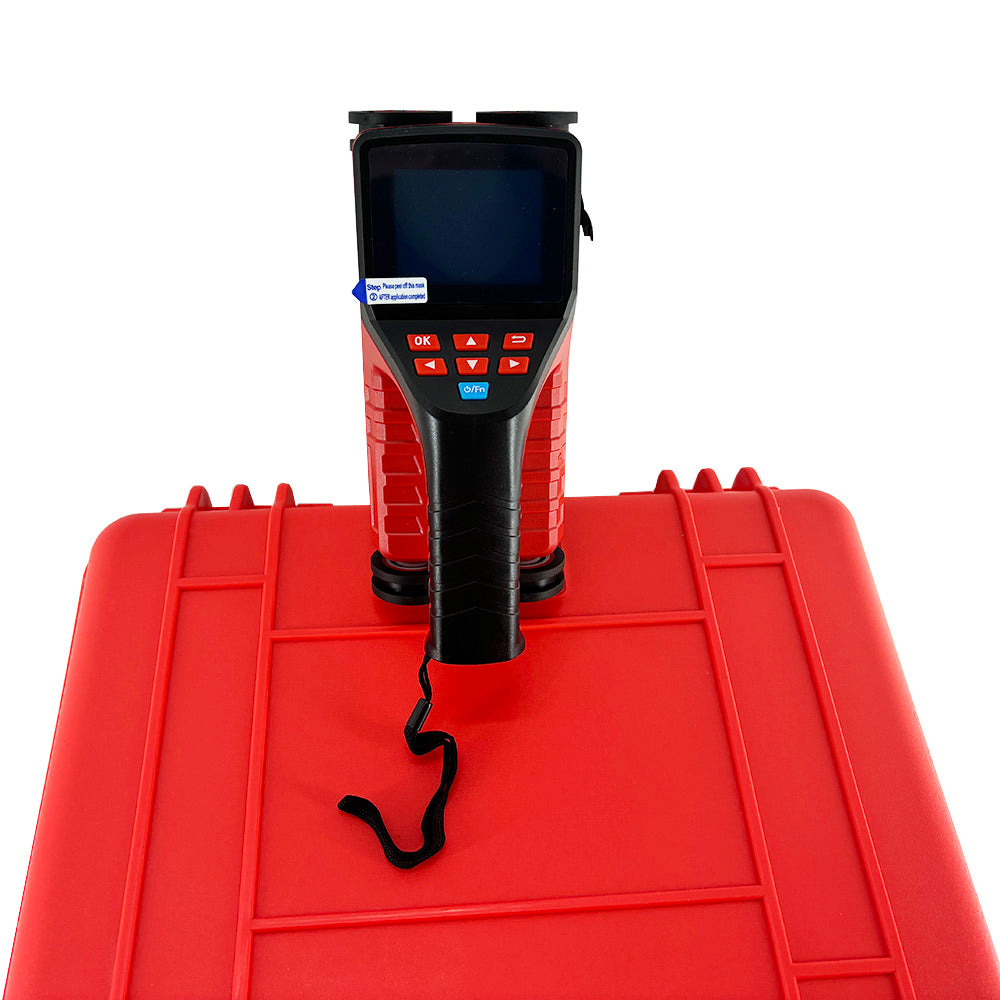 VTSYIQI Integrated Rebar Locator Concrete Rebar Scanner Rebar Finder with Distance Accuracy ±1mm Rebar Diameter Setting Range φ6mm~φ50mm Protective Layer Thickness Calibration Range 0 ~ ±50 mm The Maximum Error ±1mm Reverse Compensation