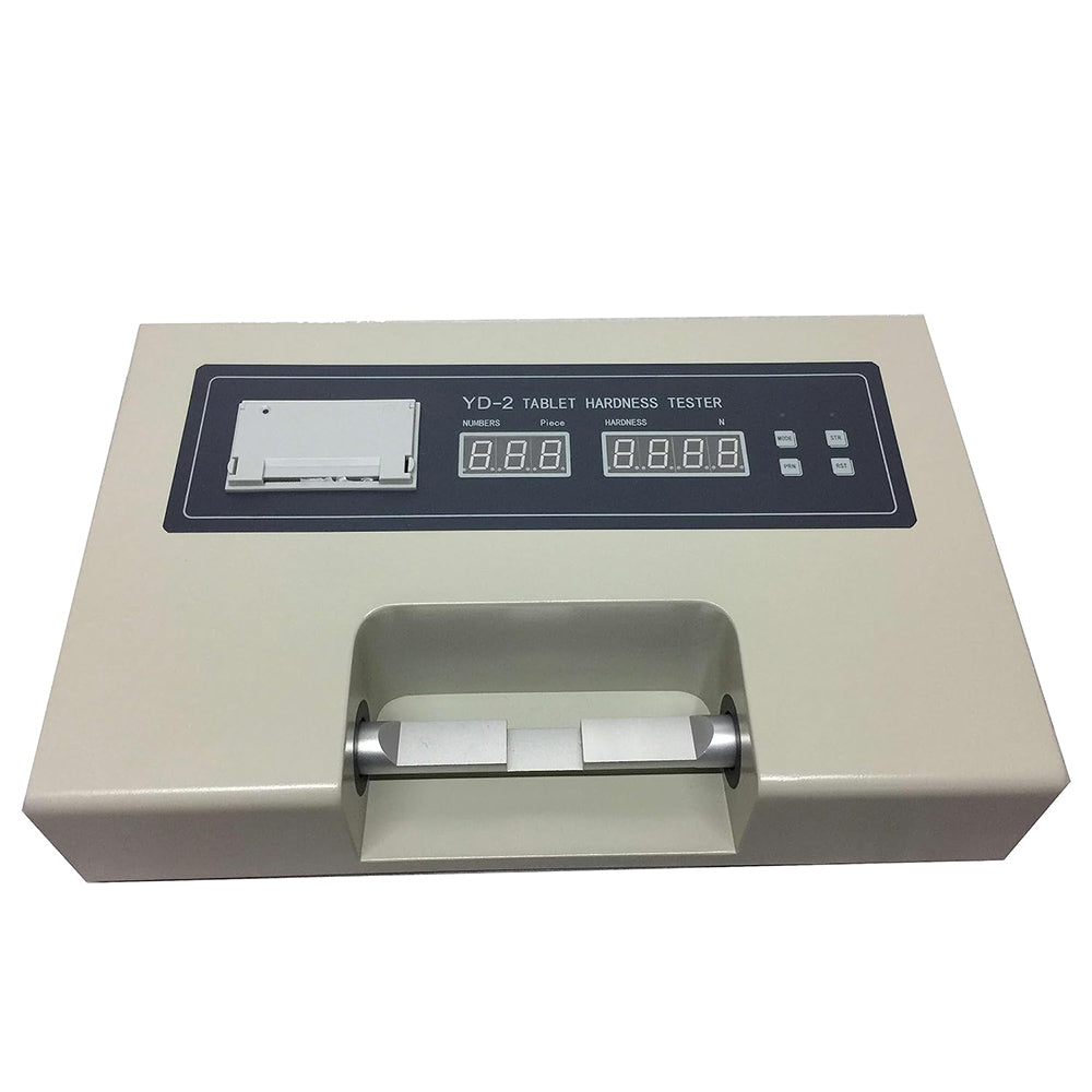 VTSYIQI Tablet Hardness Tester Meter Gauge with Hardness Range 2 to 199.9 N Accuracy Max ±0.05% Automatic Statistics Printing