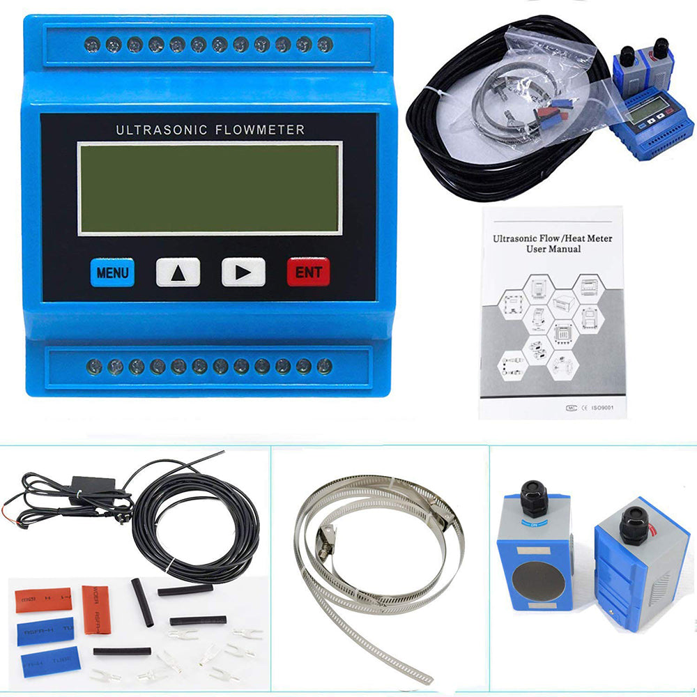 VTSYIQI Module Type Ultrasonic Flowmeters With DN300-6000mm Clamp-On Transducers For Single liquid