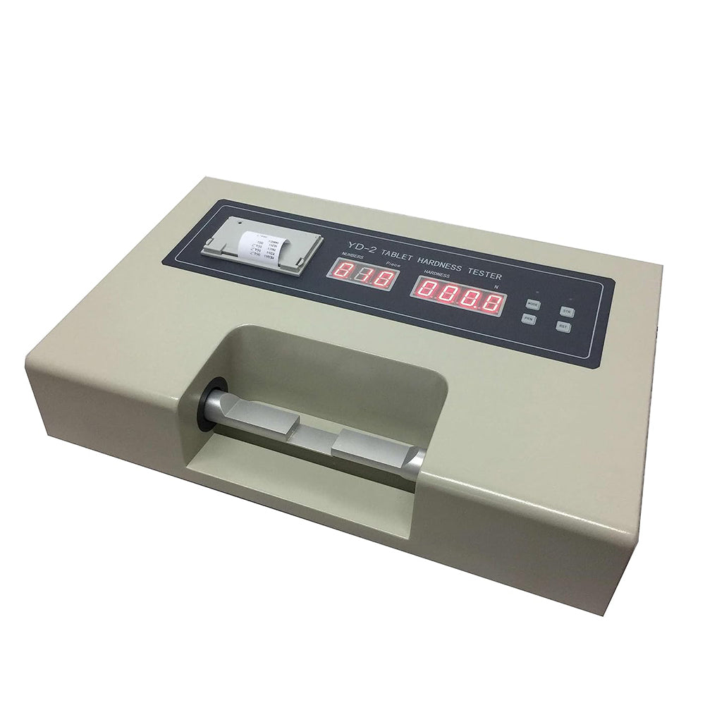 VTSYIQI Tablet Hardness Tester Meter Gauge with Hardness Range 2 to 199.9 N Accuracy Max ±0.05% Automatic Statistics Printing