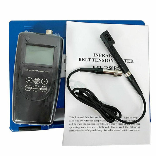 VTSYIQI  Infrared Belt Tensiometer Tension Meter Tester Gauge Belt Tensiometer with Range 10Hz~500Hz Laser Sensor Measurement Measure for Digital Motor Tensiometer