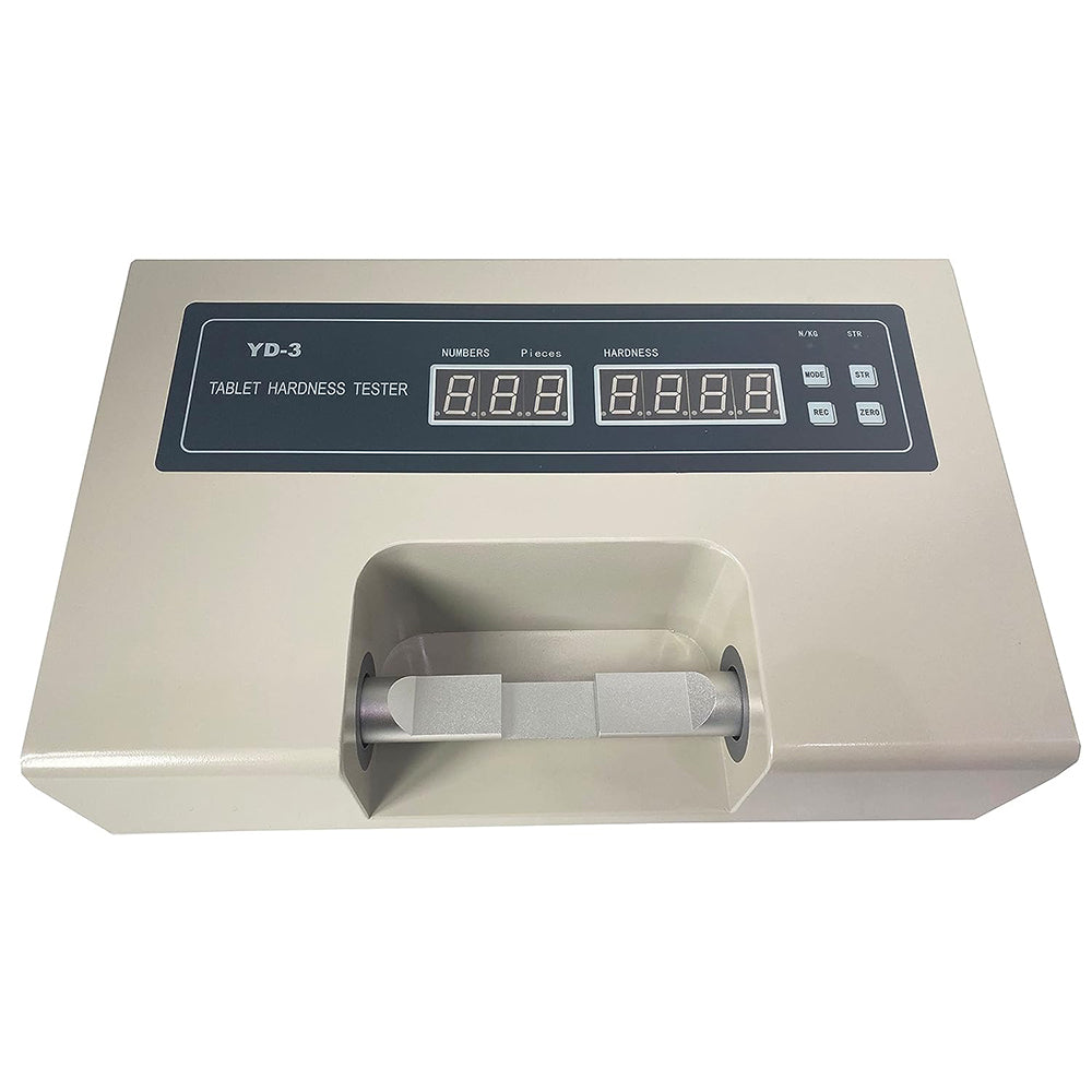 VTSYIQI Tablet Hardness Tester Gauge Durometer with Hardness Range 2 to 199.9N Accuracy ±1.5 Percent for Detecting Breaking Hardness of Tablet Automatic preset Number of Slices