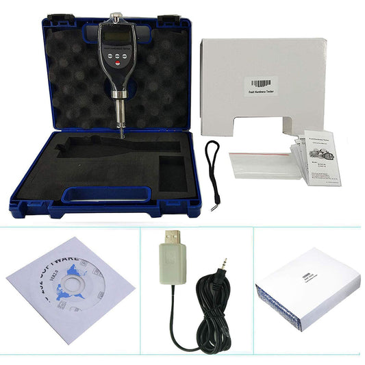 VTSYIQI Fruit Firmness Penetrometer Sclerometer Hardness Tester Include RS-232C Data Cable with Software