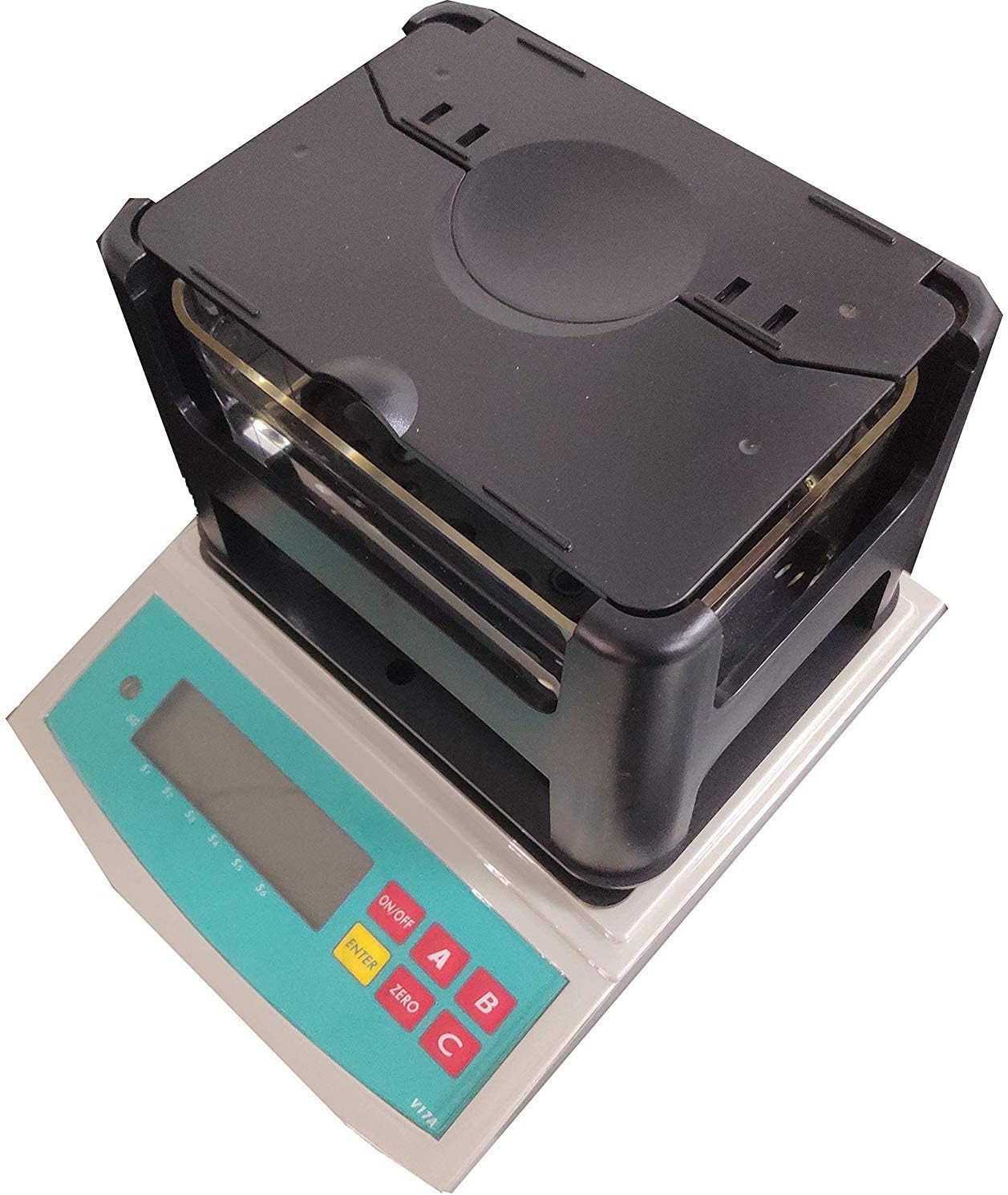 VTSYIQI Solid Density Meter 0.005 to 300g with Thermal Printer DH-40 for Plastic Rubber Metal Solid