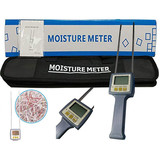 VTSYIQI Digital Pin Type Paper Moisture Meter Measuring Range 0 to 95% for measuring moisture content of paper materials