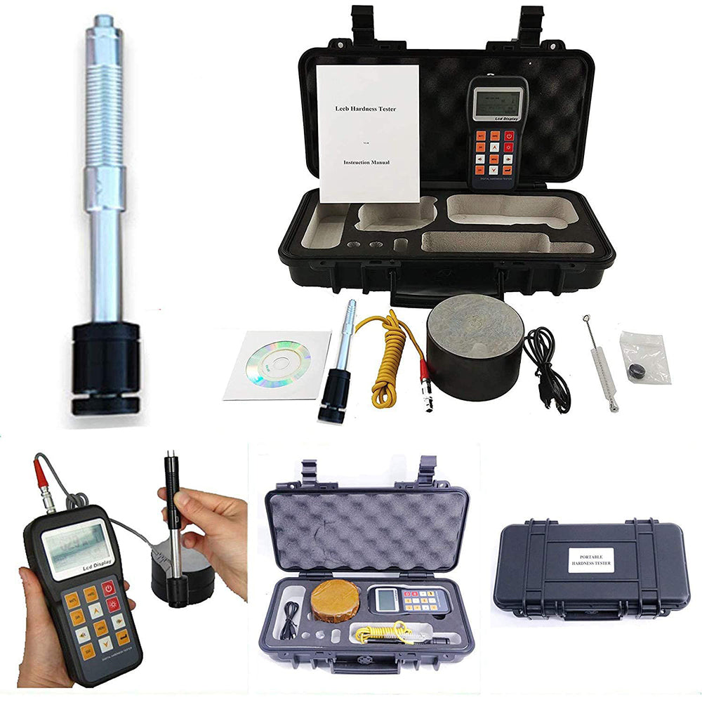 VTSYIQI Leeb Hardness Meter Durometer for Measuring Small Light Thin Parts and Surface Hardened Layers