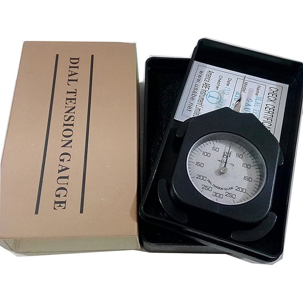 VTSYIQI  Gram Tension Meter Dial Tension Gauge Meter with Max Value 300g