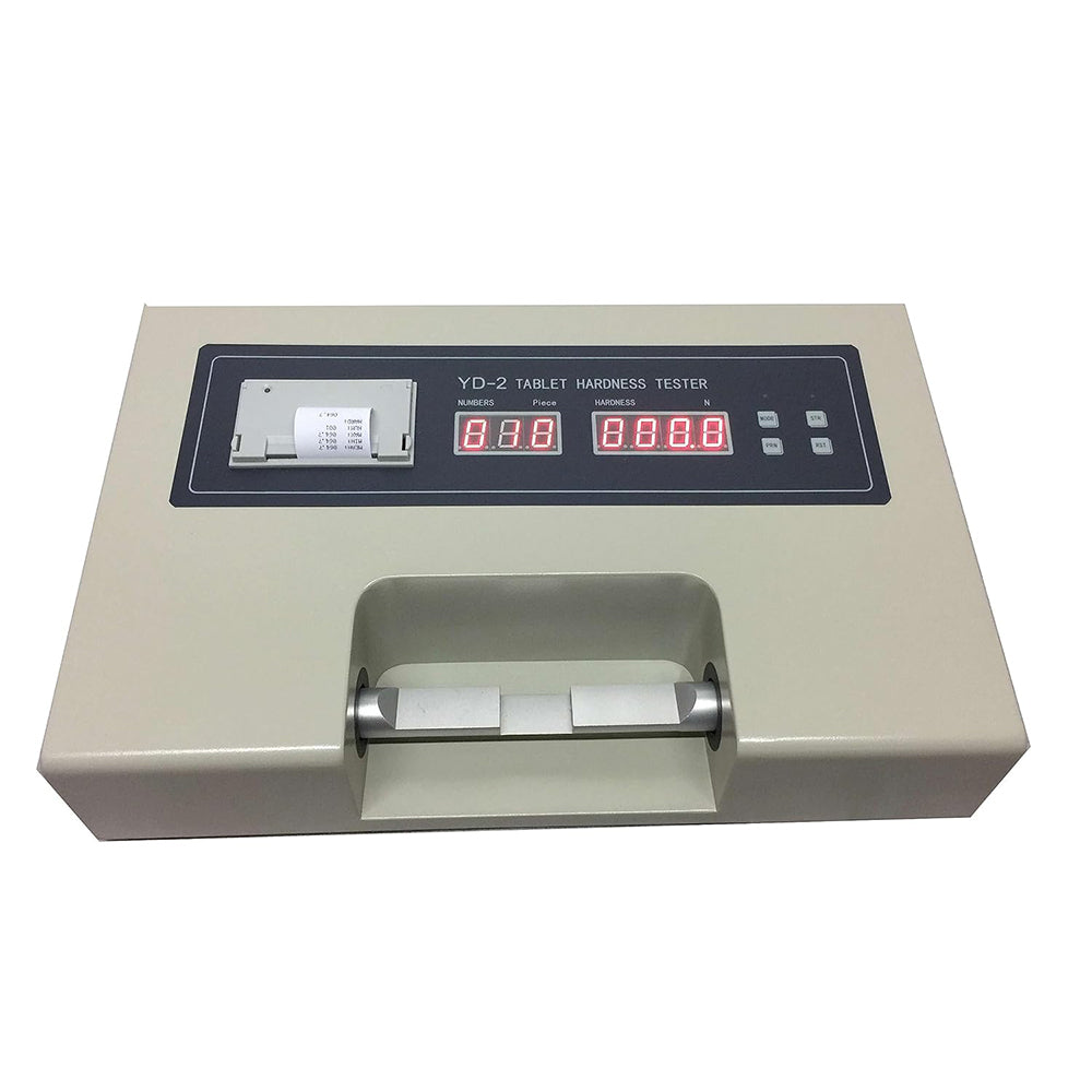 VTSYIQI Tablet Hardness Tester Meter Gauge with Hardness Range 2 to 199.9 N Accuracy Max ±0.05% Automatic Statistics Printing