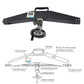 VTSYIQI Wire Rope Tension Meter Wire Tension Gauge with Maximum Load Value 20KN Divided Load Value 0.01KN Measuring Range Φ6~Φ18mm for Detecting Wire Rope Tension in Power Industry Transportation Industry and Other Fields