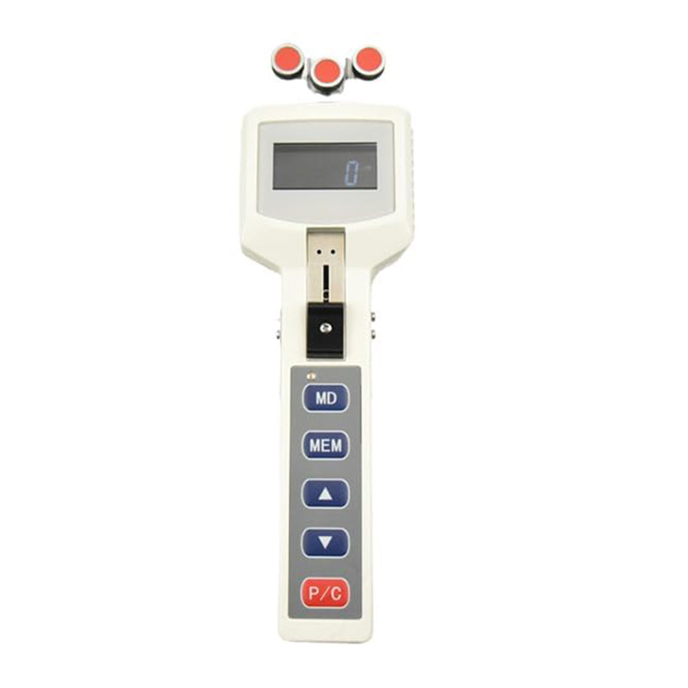 VTSYIQI Wire Rope Tension Meter Steel Wire Rope Tensiometer with Tension Range 4 to 200.0cN 41 Groups Data Storage Accuracy Full Scale 2.5% Calibration Material Textile PA Monofilament φ0.12mm for Testing Filamentous and Linear Materials