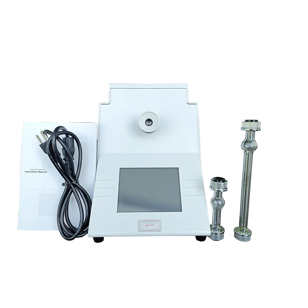 VTSYIQI Semi Automatic Polarimeter Digital Polarimeters Touch Screen Multiparameter Polarimeter With Optical Rotation Specific Rotation Concentration International Sugar Scale +/- 90 Degree 100mm200mm