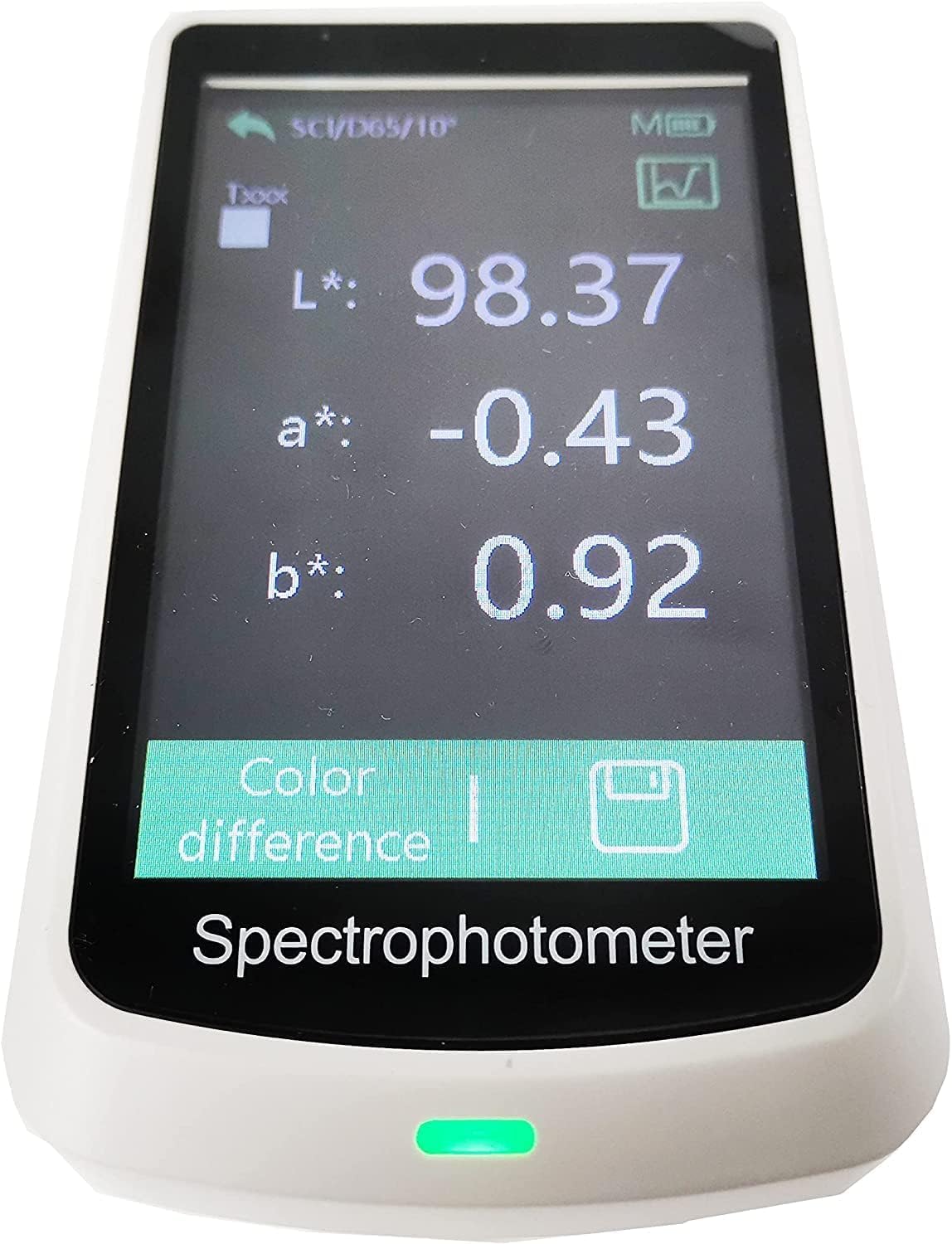 VTSYIQI Multi Aperture Spectrophotometer Digital Spectrophotometer with Aperture Ø8mm Ø4mm Ø3mm Accuracy 0.01 Repeatability AE*ab<0.3  Smart Auto Calibration LED+UV Light Source