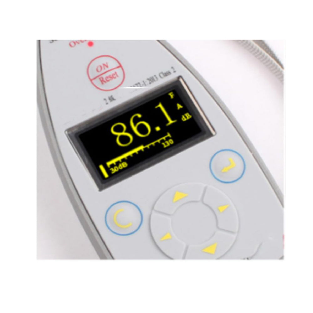 VTSYIQI Integrating Sound Level Meter Class 2 Sound Decibel Meter with Range 20Hz-12.5kHz 30dB(A)-130dB(A) 8000 Groups Data Storage