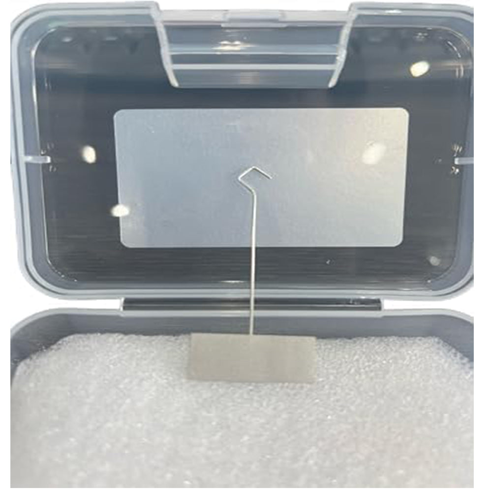 VTSYIQI Surface Tensiometer Platinum Plate Board with Pt Size 24mm Long 10mm Wide and 0.1 5mm Thick Automatic Interfacial Tensiometer